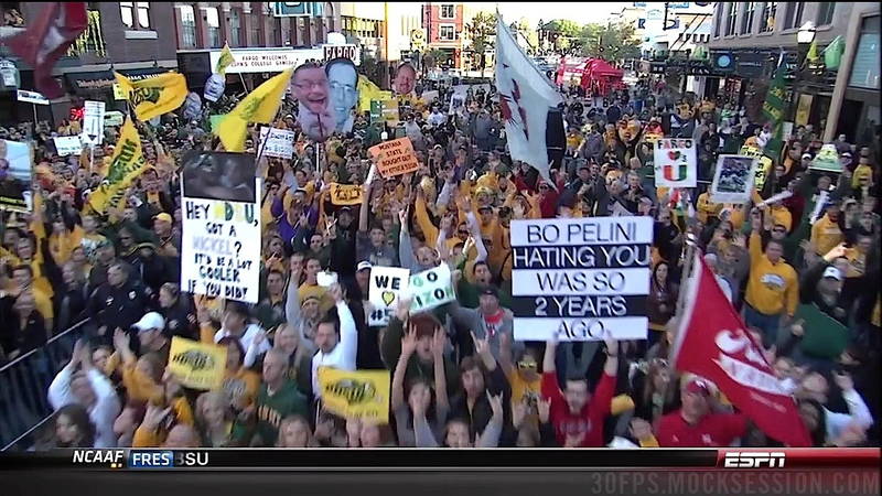 Illustration for article titled "Crap On Me Sam Ponder": Your NDSU-Delaware State GameDay Sign Roundup